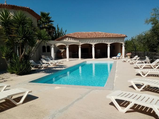 Bienvenue A L Hacienda Villa Magalas Eksteriør bilde